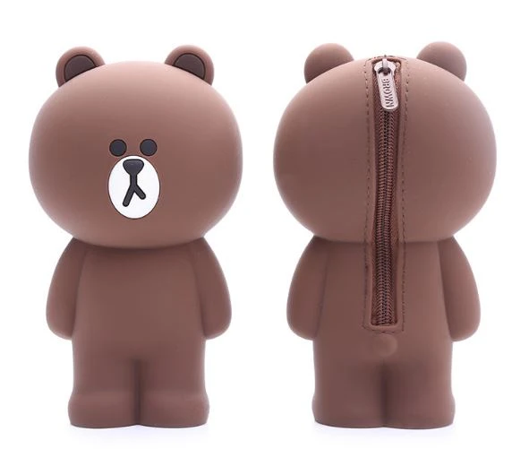 cartoon silicone pen bag cartoon silicone pen bag