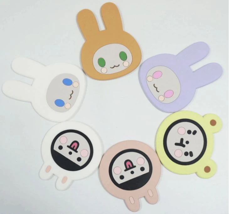 Factory Price Silicone Mini Folding Makeup Pocket Mirror