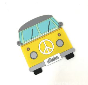 Avtobus Cartoon Coaster Car Pvc Podstavki za pijačo