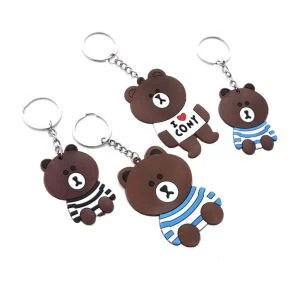 Risanke 3D Pvc Keychains