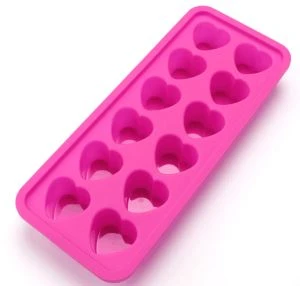 Love Shape Silikonsko orodje za ledene kocke Kalup za čokolado