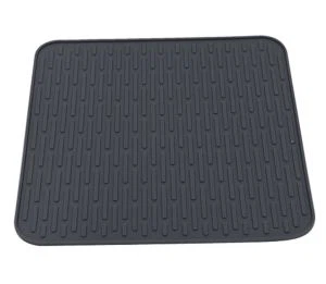 Silikonski odtok Pad Kuhinjska posoda Mat Coaster shranjevanje mat