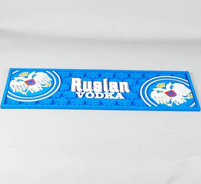 High Quality 3D Embossed Soft PVC Bar Mat With Overflowing Drinks