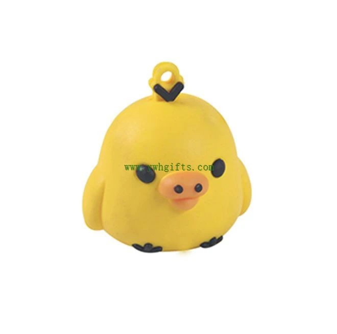Promotional Gift Soft 3d Silicone Keyrings Rubber Pvc Key Chain