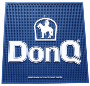 3D embossing logo Soft Pvc Bar Runner Rubber Bar Mat