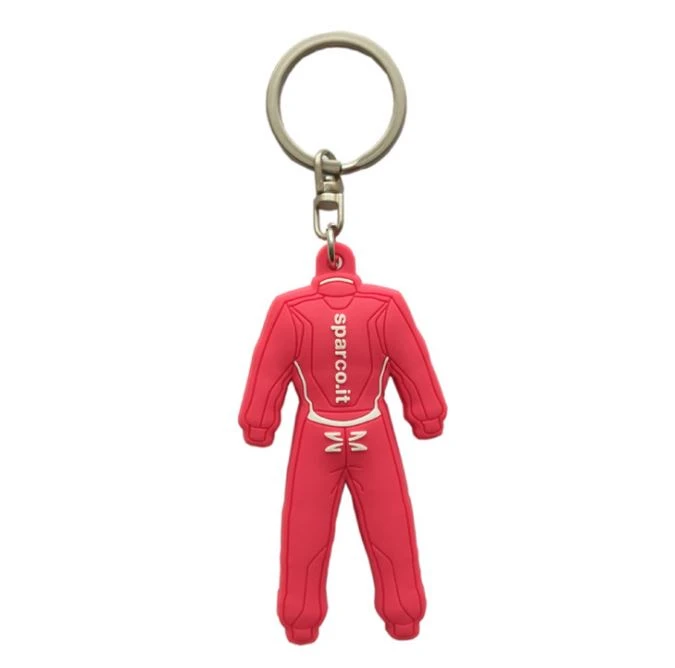 3D silikonski privezi za ključe Epoksi tiskane 2D Pvc key chains za darila